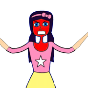 Sarah Yelling with a Red Face