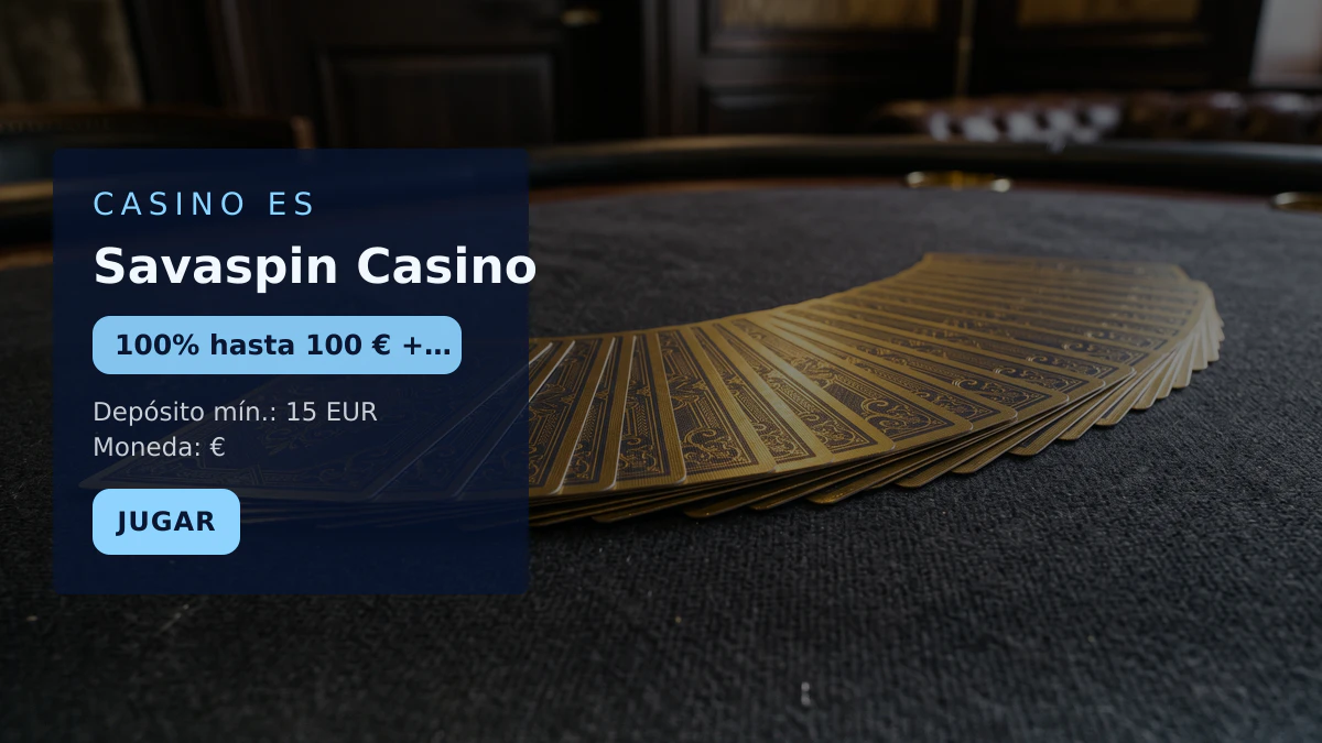 Savaspin Casino � bono de bienvenida 100% hasta 100 � + 50 FS, pagos: Visa, Mastercard, Skrill, Neteller, Paysafecard