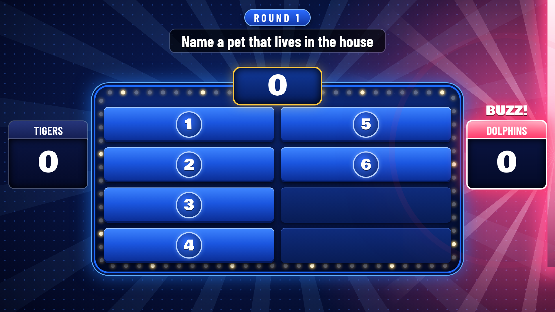 Survey Showdown – Face-off buzz-in