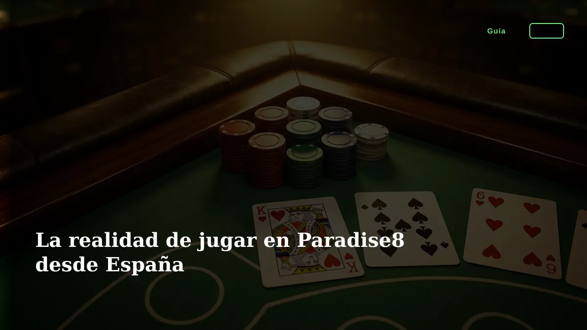 La realidad de jugar en Paradise8 desde España