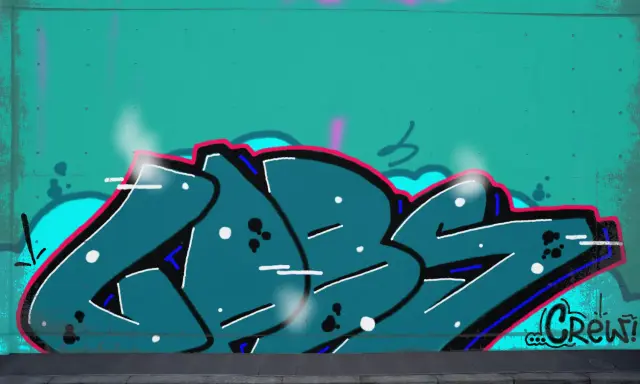 Graffiti artwork by LPBER