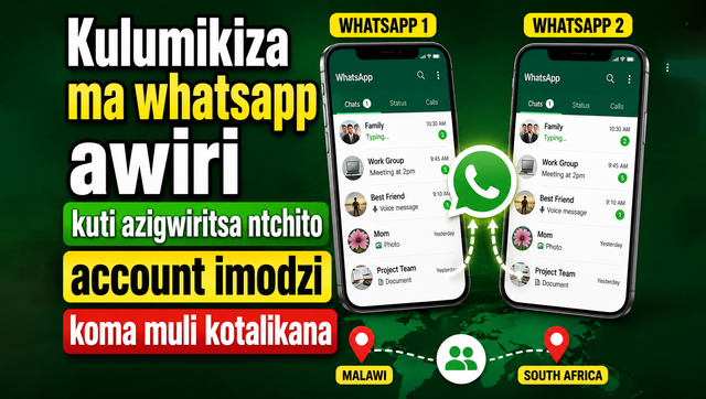 Kugwiritsa ntchito WhatsApp mmodzi kuma phone awiri ali kotalikana thumbnail