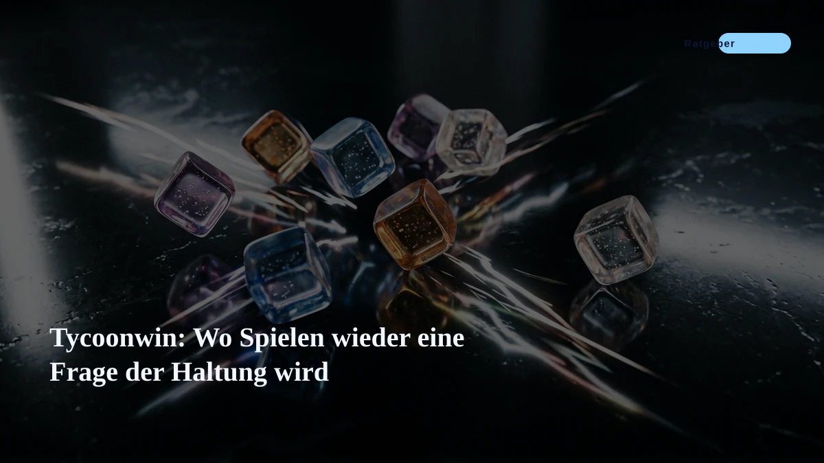 Tycoonwin: Wo Spielen wieder eine Frage der Haltung wird