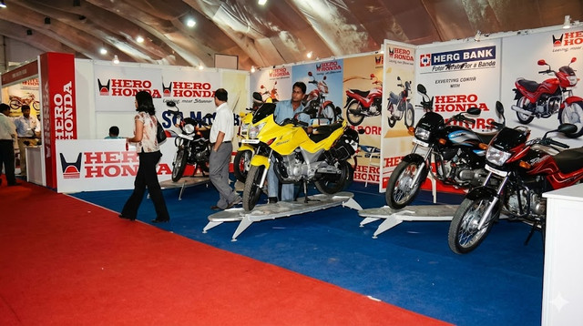 Hero Honda pavilion at ICE Mega Expo