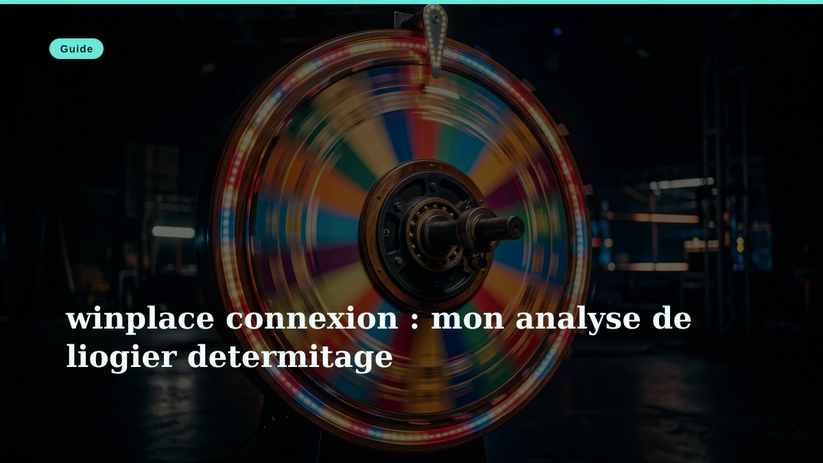 winplace connexion : mon analyse de liogier determitage
