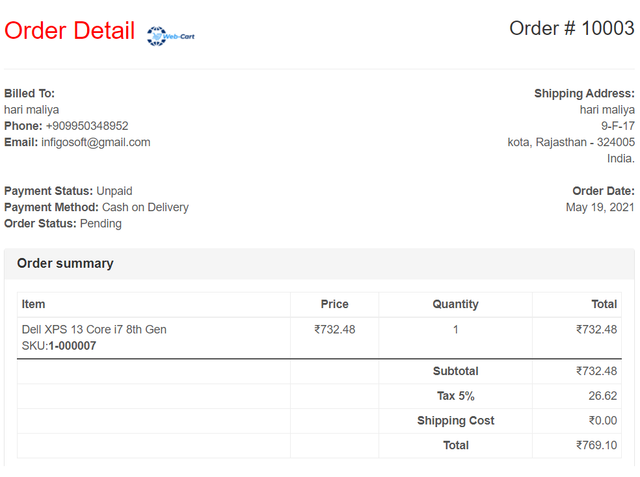 invoice