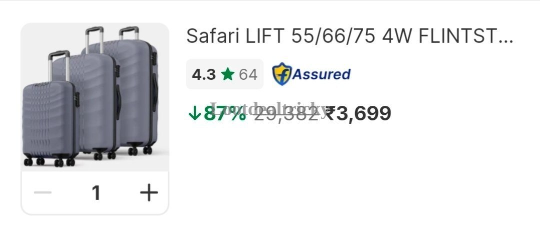 Safari Loot Grabfast – Just ₹3699 | Loot Lo