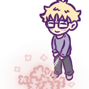 peeing on joyflowers