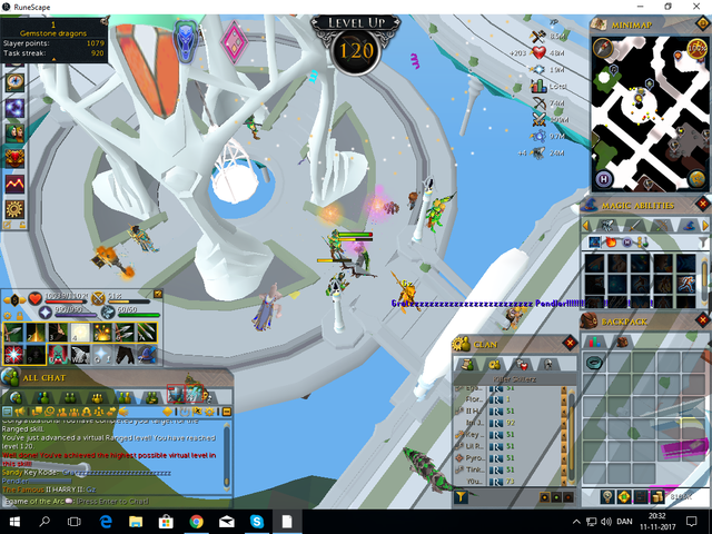 120 ranged