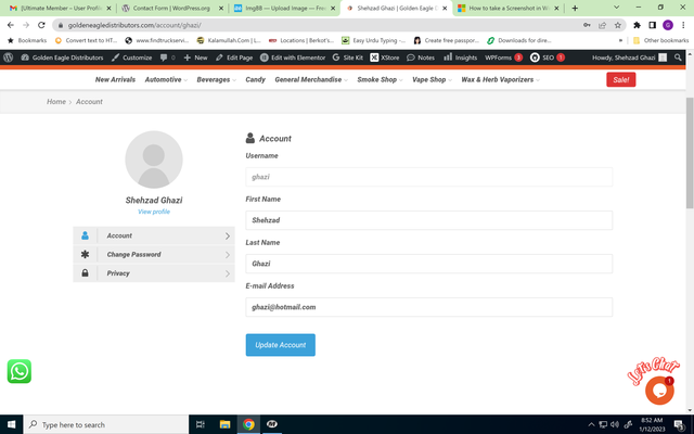 Account-Page