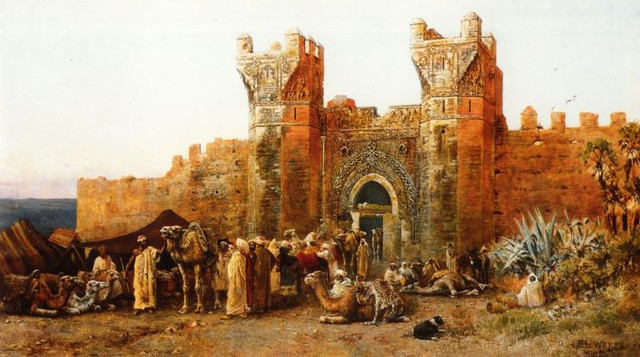 Edwin-Lord-Weeks-Gate-Of-Shehal-In-Morocco