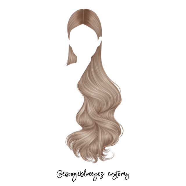 Blonde Curly Hair PNG
