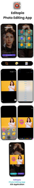 Editopia - iOS App - Photo Editing Application