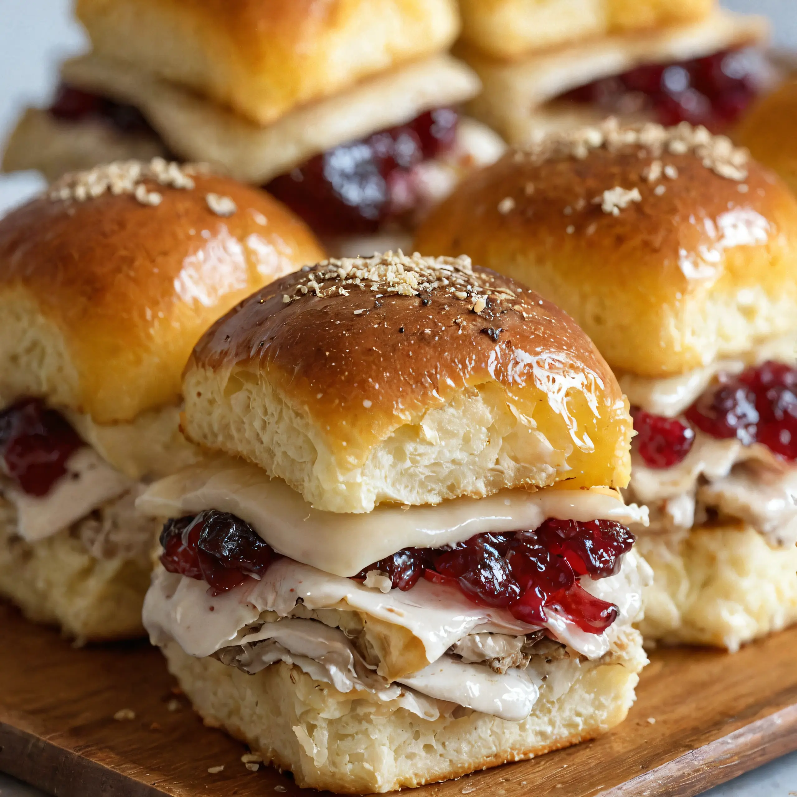 Turkey Cranberry Meltaway Sliders Recipe