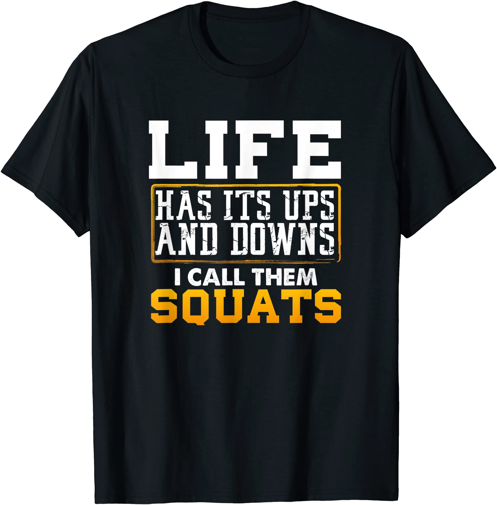 Funny Fitness Gym Workout Weights Squat Gift Unisex T-Shirt