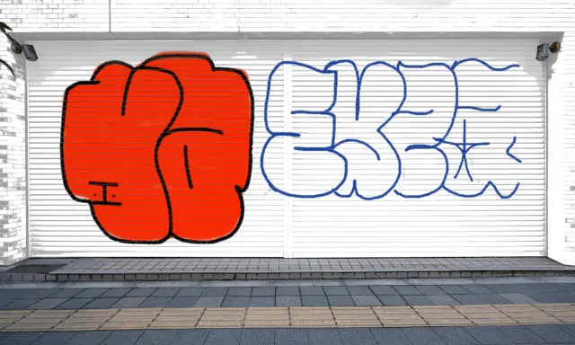 Graffiti artwork by eyza
