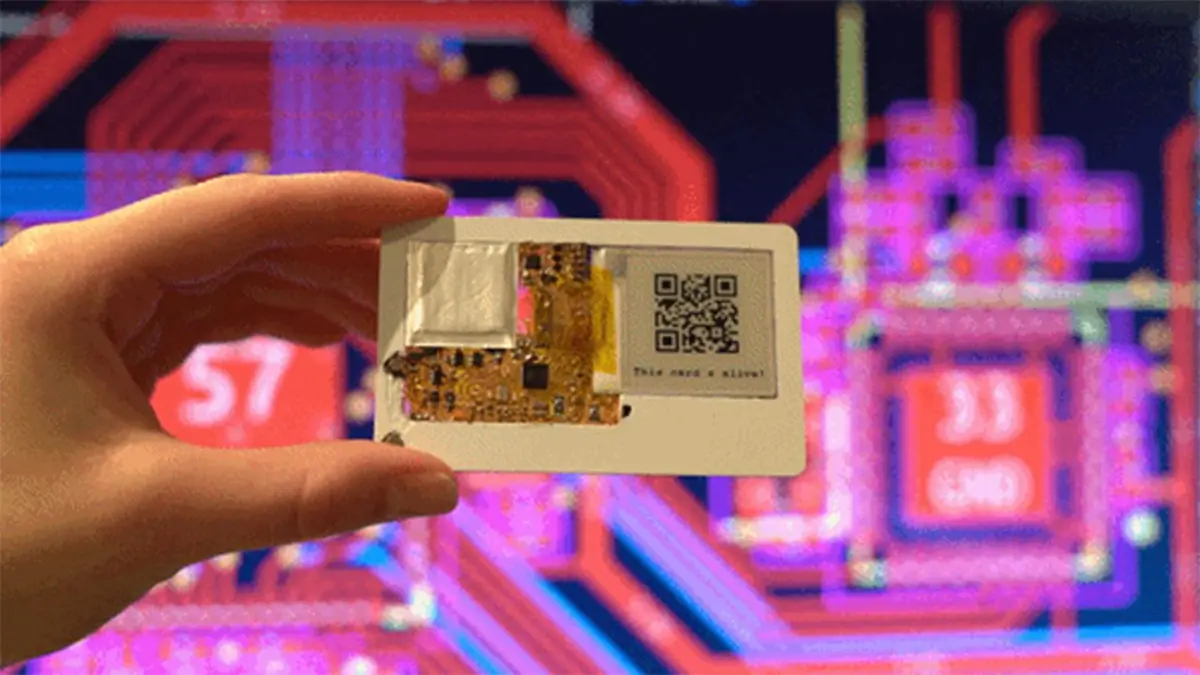 Credit Card Computer Prototype Unveiled