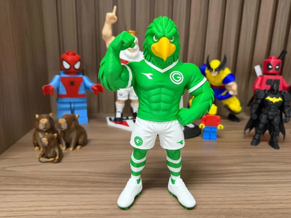 Mascote Goiás — modelo 3D da Central do Empreendedor 3D