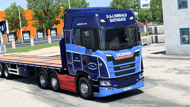 D.&J. Sibbald Scania S 2016 Skin