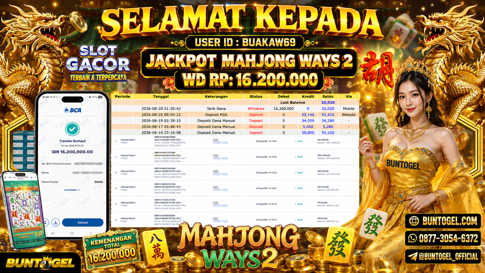 BUKTI BAYAR BUNTOGEL