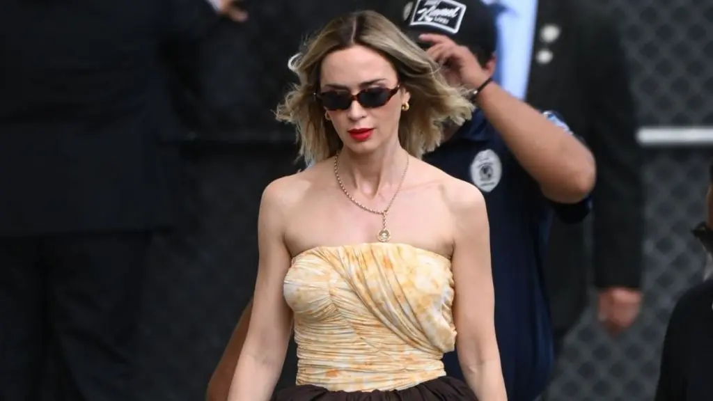 Emily Blunt's Daring Red Carpet Look