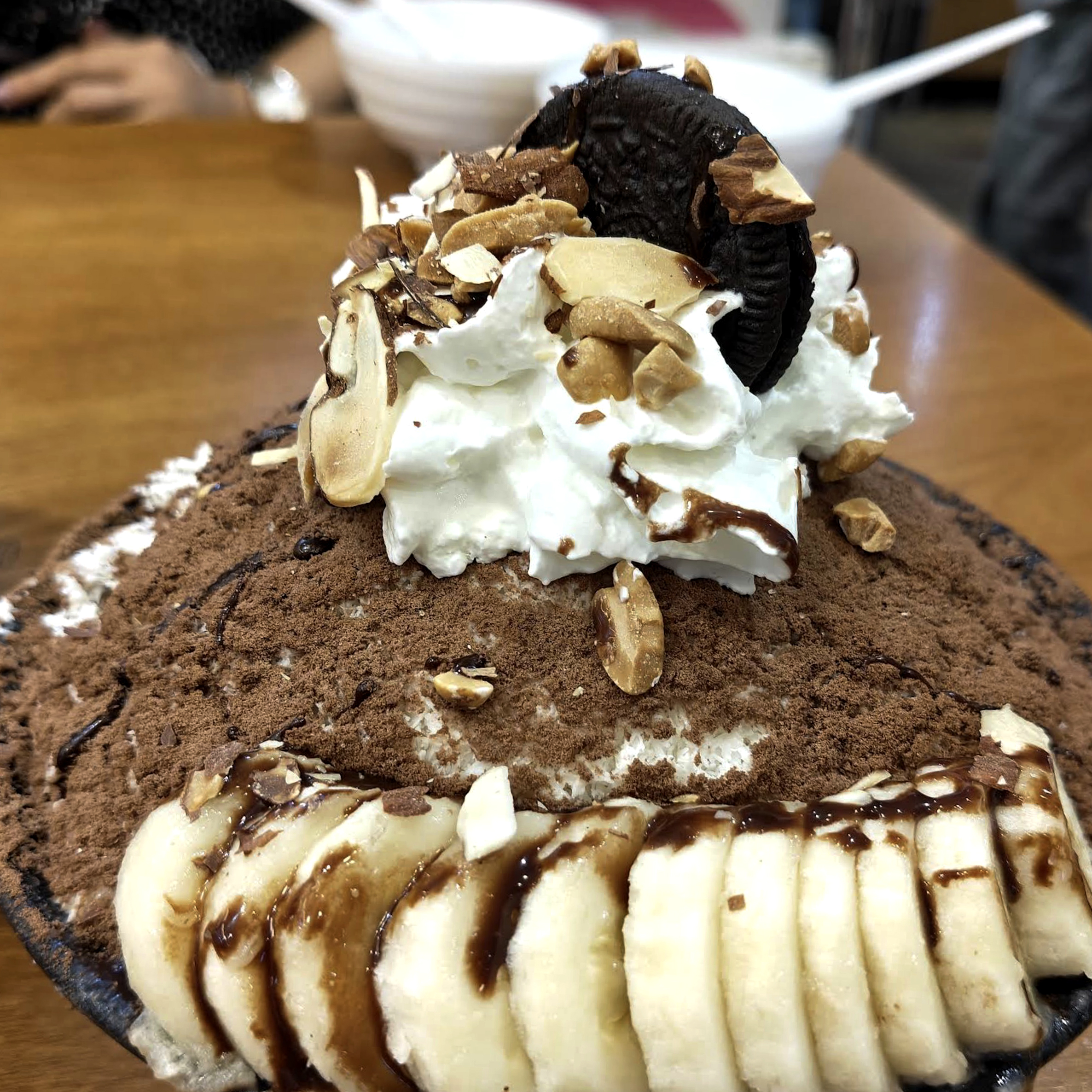 Korean bingsu dessert at O'ma Spoon
