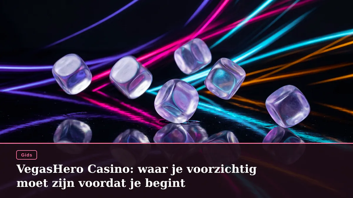 VegasHero Casino: waar je voorzichtig moet zijn voordat je begint