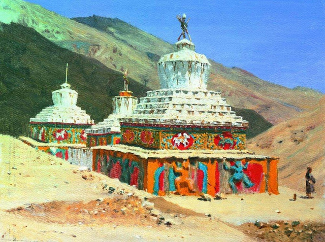 Посмертные памятники в Ладакхе 1875