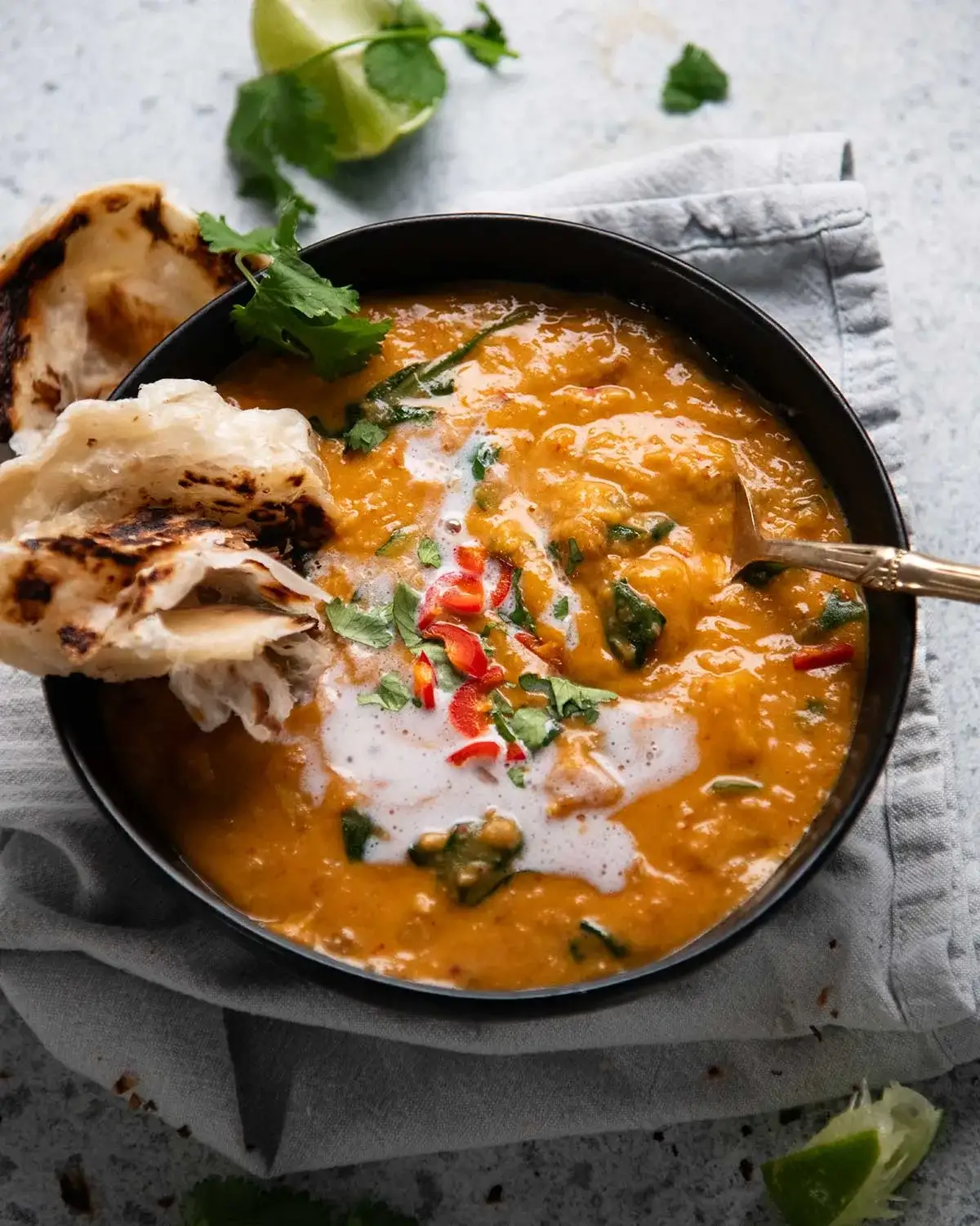 A Vibrant Twist on Classic Thai Red Lentil Soup