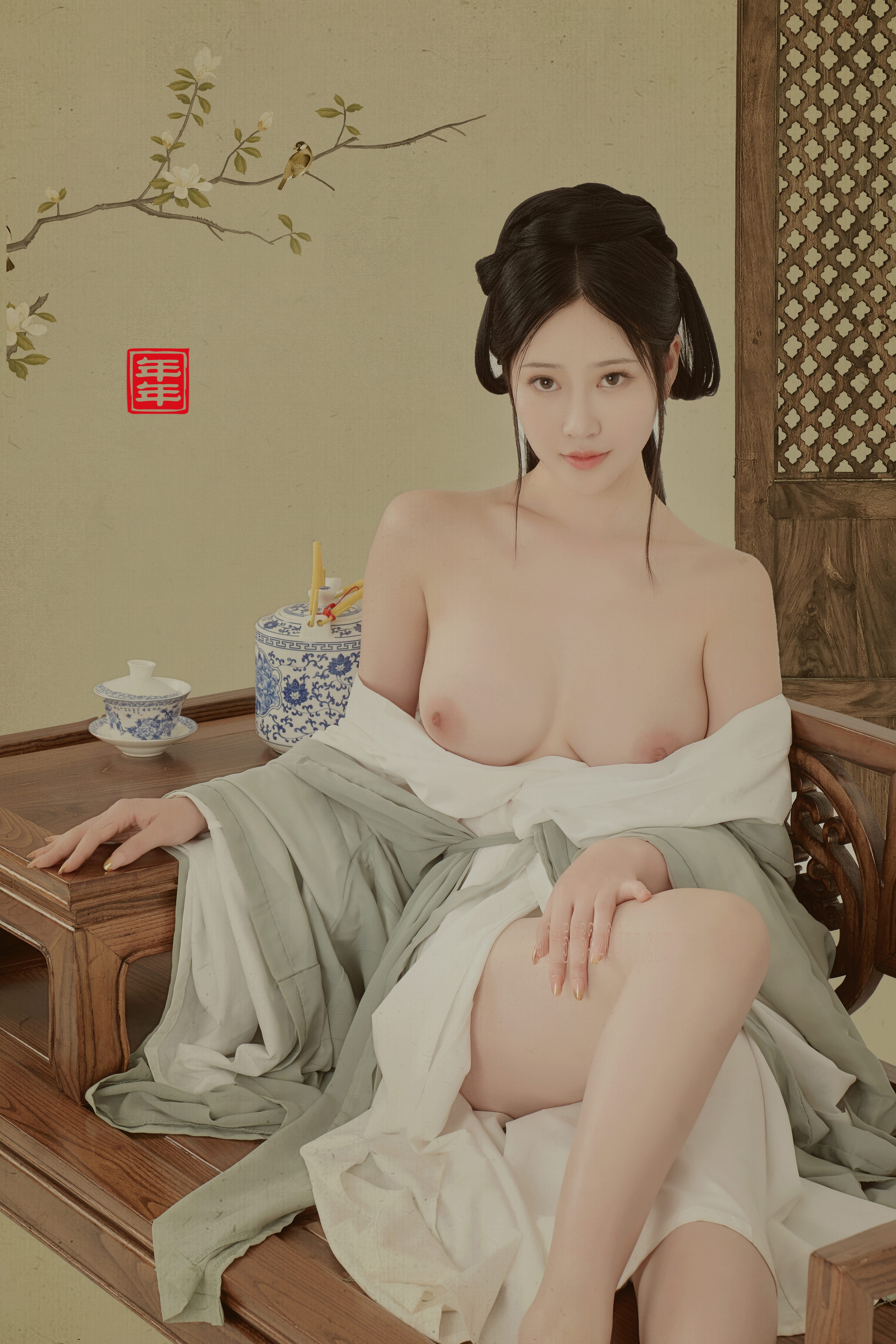 【套圖x23】頂級小姐姐脫掉衣服穿上紫絲[58P]