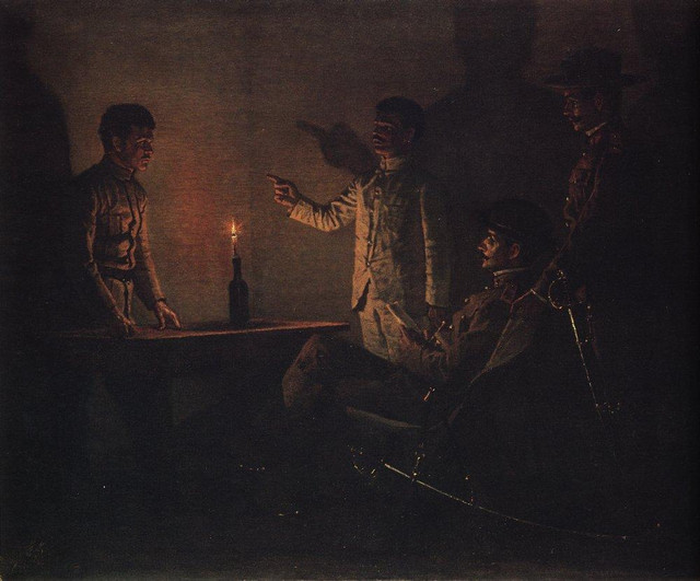 Допрос перебежчика Около 1901