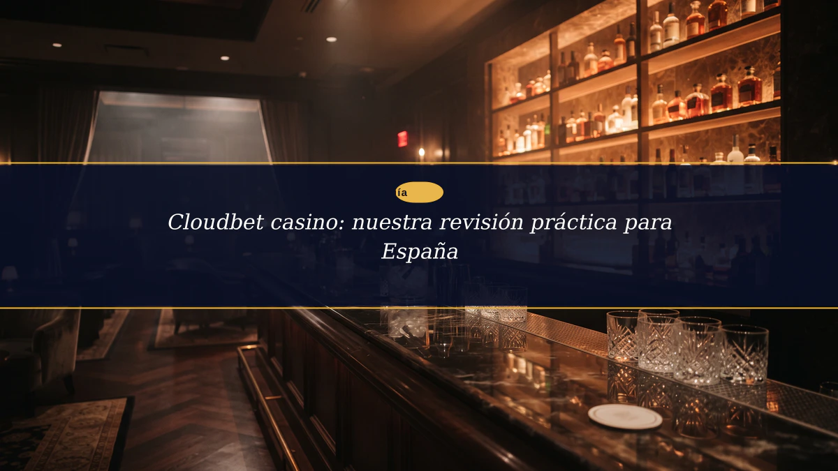 Cloudbet casino: nuestra revisión práctica para España