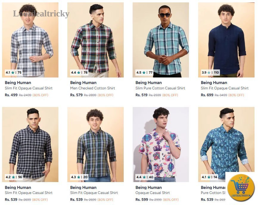 Being Human Clothing – Just 80% OFF | Exclusive Sale Discount