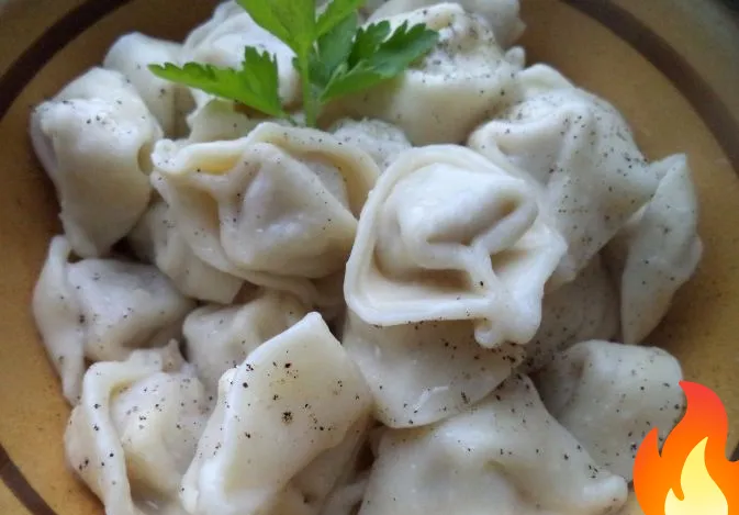 Постер Пельмени с курицей