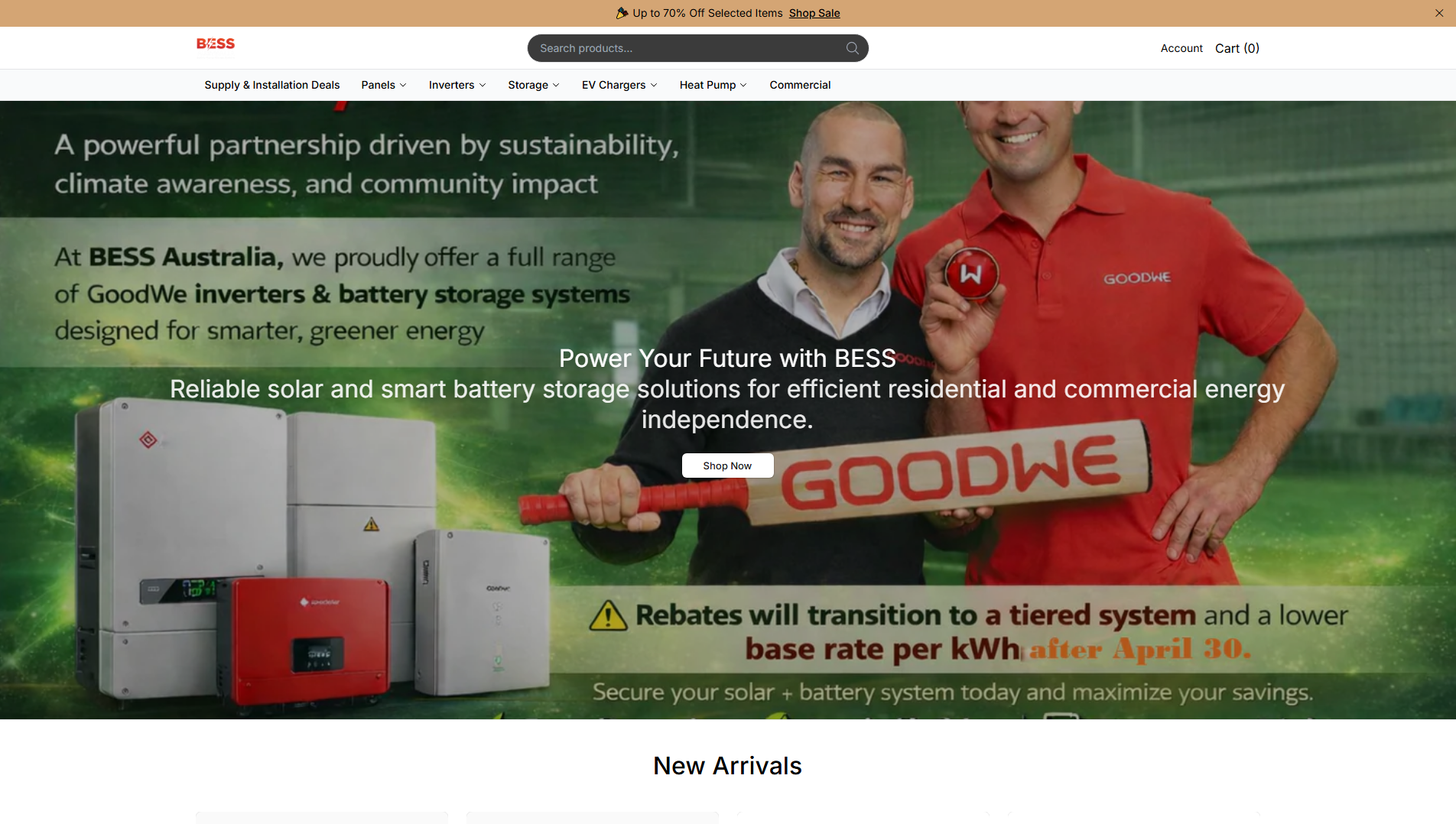 Stored capture of bessaustraliaelectronics.shop