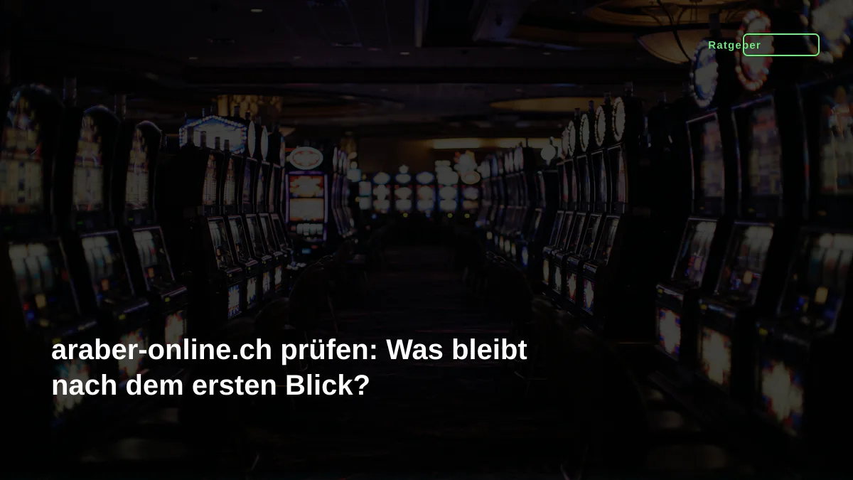 araber-online.ch prüfen: Was bleibt nach dem ersten Blick?
