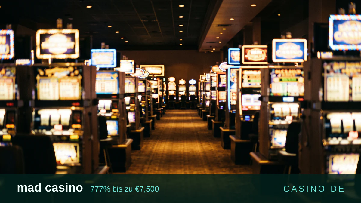 mad casino — Willkommensbonus 777% bis zu €7,500 + 300 FS, Zahlungen: Visa, Mastercard, Skrill, Neteller, Paysafecard