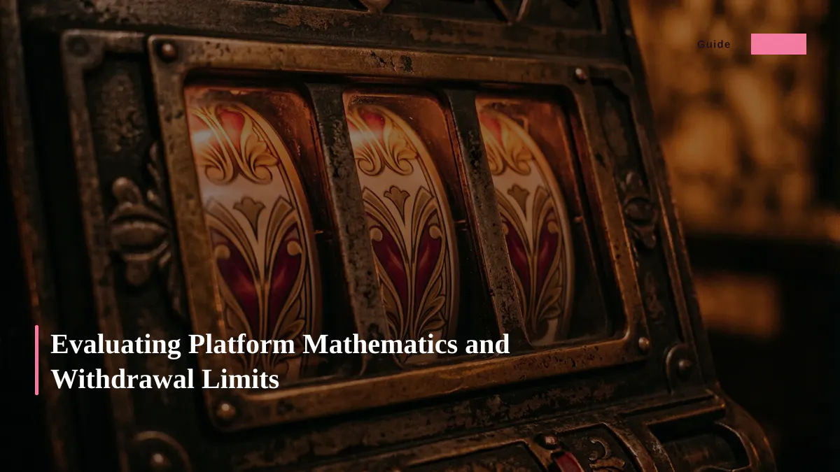 Evaluating Platform Mathematics and Withdrawal Limits