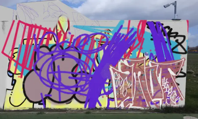 Graffiti artwork by emot