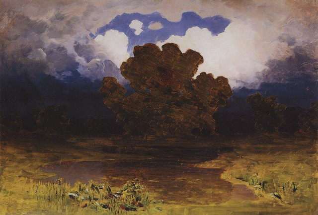 Лесное озеро Облако Не ранее 1890