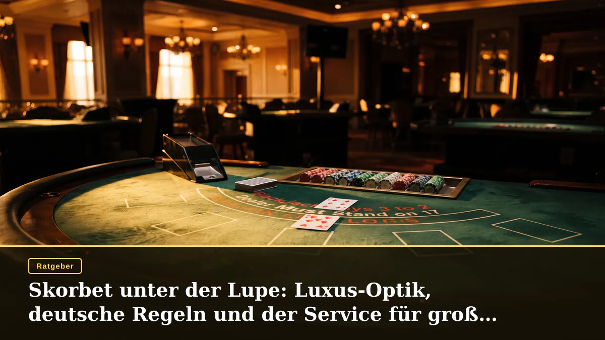 Skorbet unter der Lupe: Luxus-Optik, deutsche Regeln und der Service für große Spieler