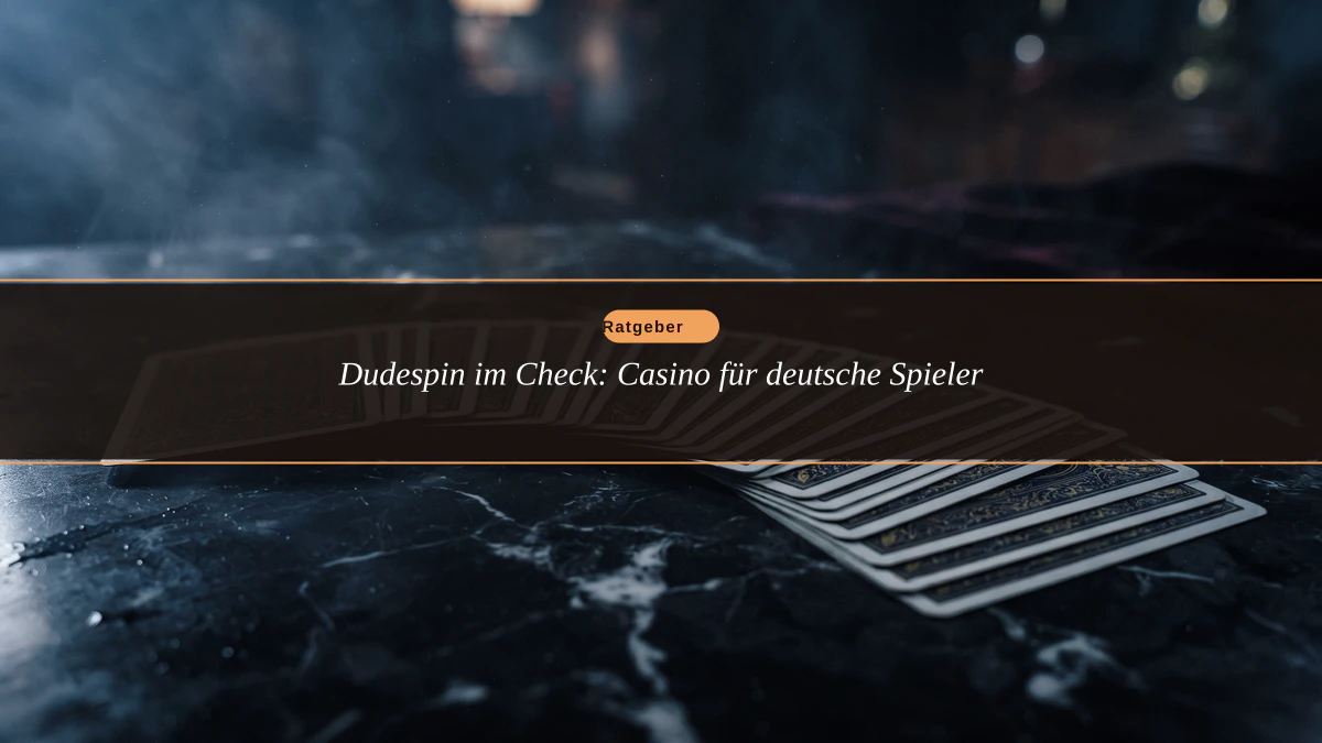 Dudespin im Check: Casino für deutsche Spieler