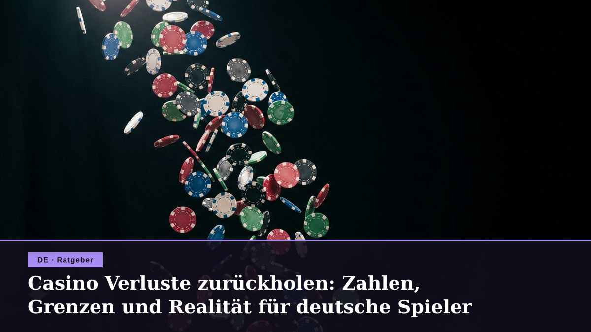 Casino Verluste zurückholen: Zahlen, Grenzen und Realität für deutsche Spieler