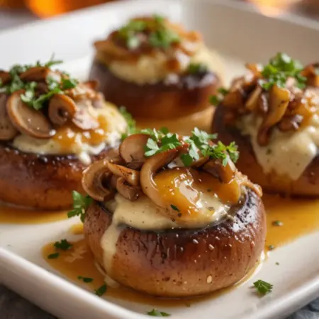 French Onion Soup Mushrooms