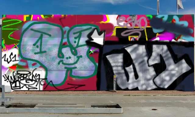 Graffiti artwork by DECAY