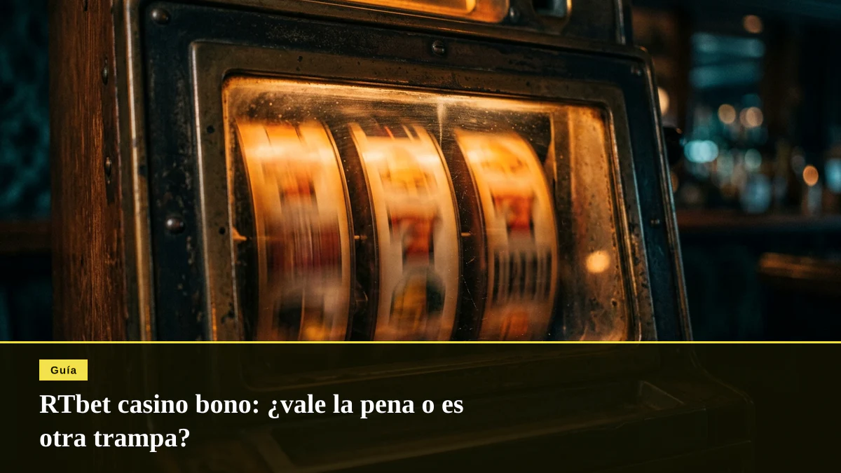 RTbet casino bono: ¿vale la pena o es otra trampa?