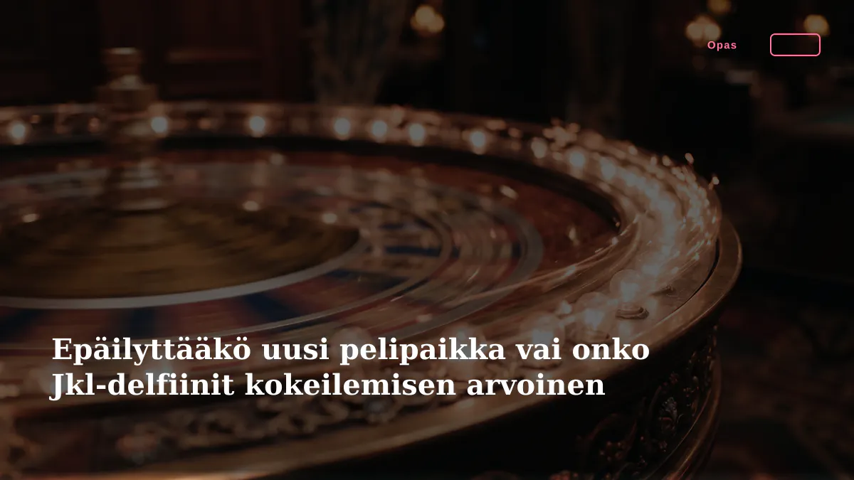 Epäilyttääkö uusi pelipaikka vai onko Jkl-delfiinit kokeilemisen arvoinen