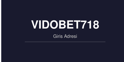 Vidobet718