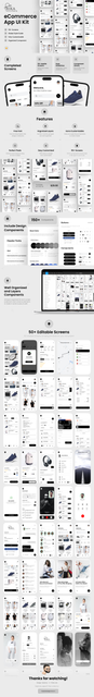 Rika - eCommerce Mobile App UI Kit For Sketch