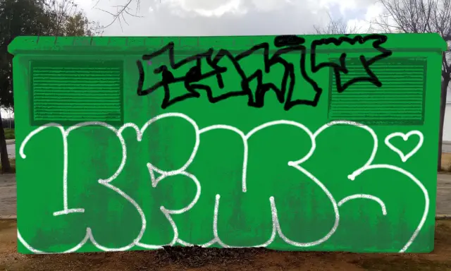Graffiti artwork by anthony